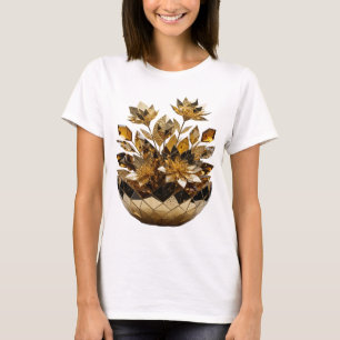 Edgy Silver ABSTRACT ART Abstract Design T-Shirt