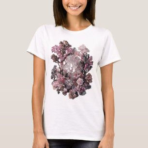 Edgy Silver ABSTRACT ART Artistic Motif T-Shirt