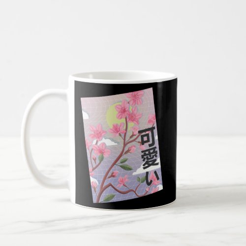 Edgy Soft Grunge Japanese Cherry Blossom Tree Aest Coffee Mug