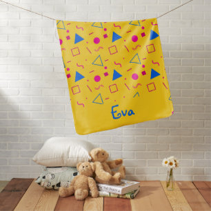 Edgy Unisex Baby Girl Baby Boy Announcement Blanket