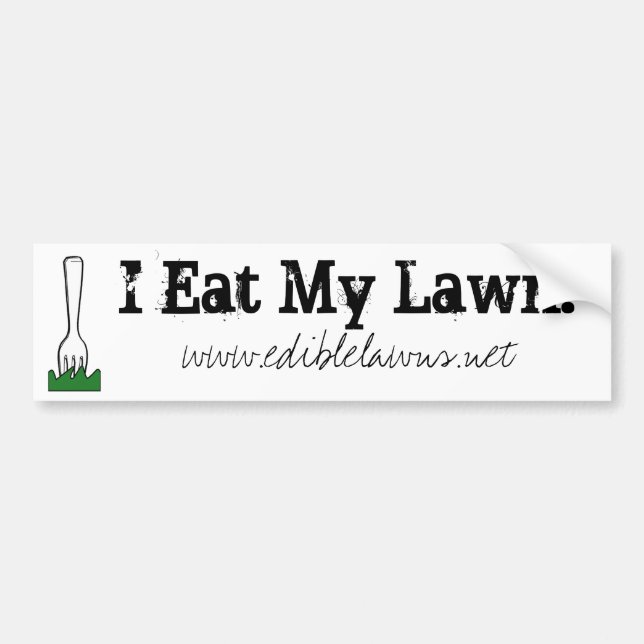 Edible Bumper Sticker (Front)