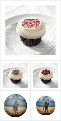 Edible Frosting Rounds