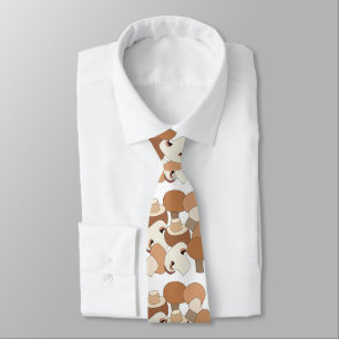 Edible Mushroom Forager Mycologist Neck Tie