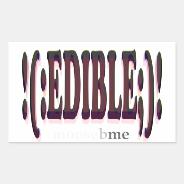EDIBLE  RECTANGULAR STICKER (Front)