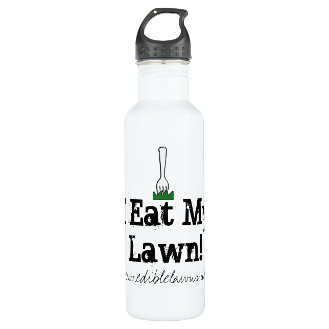 Edible Stainless Steel Water Bottle (Front)
