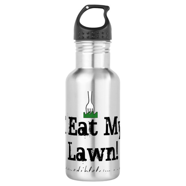 Edible Stainless Steel Water Bottle (Front)