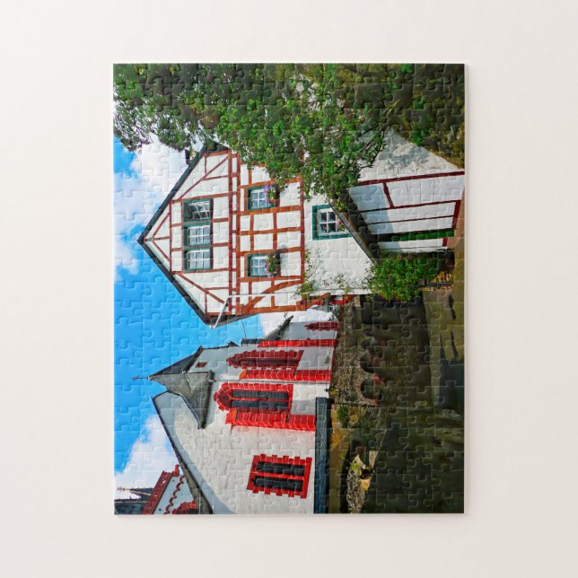 Ediger Eller Sachsen Germany. Jigsaw Puzzle (Vertical)