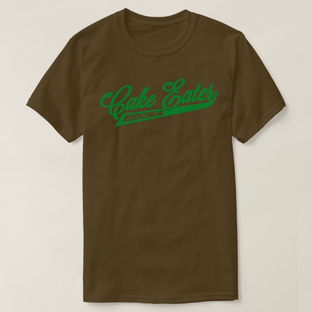 Edina Cake Eater T-Shirt (Design Front)