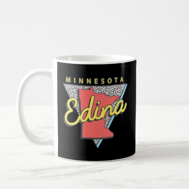 Edina Minnesota Triangle Mn City Coffee Mug (Left)