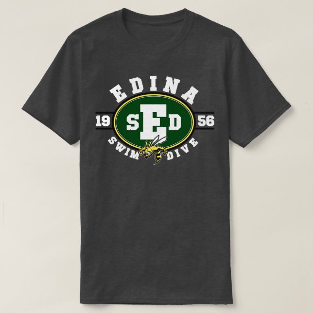 Edina Swim Dive Team14 T-Shirt (Design Front)