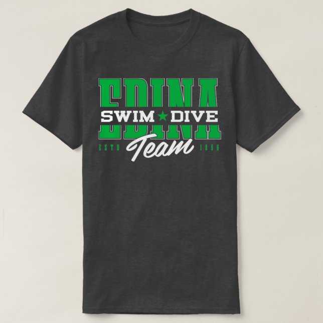 Edina Swim Dive Team16 T-Shirt (Design Front)