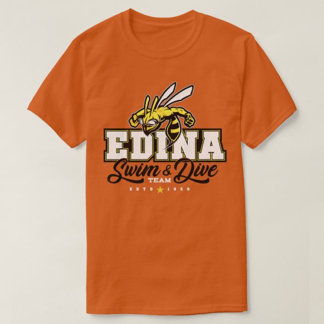Edina Swim Dive Team3 T-Shirt (Design Front)