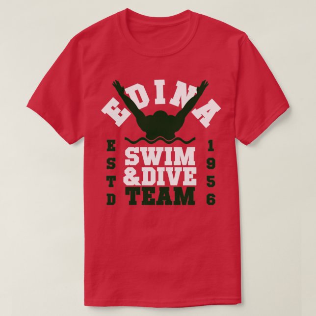 Edina Swim Dive Team4 T-Shirt (Design Front)