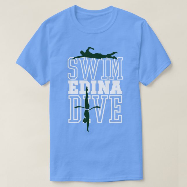 Edina Swim Dive Team6 T-Shirt (Design Front)