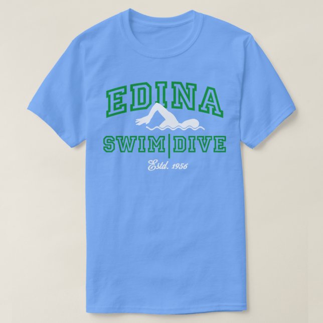 Edina Swim Dive Team 14 T-Shirt (Design Front)