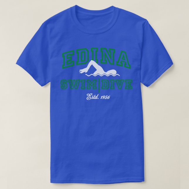 Edina Swim Dive Team 14 T-Shirt (Design Front)