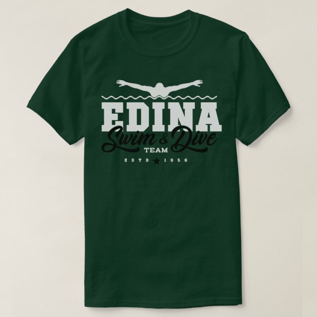 Edina Swim Dive Team 2 T-Shirt (Design Front)
