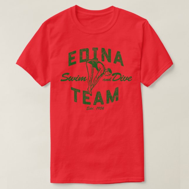 Edina Swim Dive Team 3 T-Shirt (Design Front)