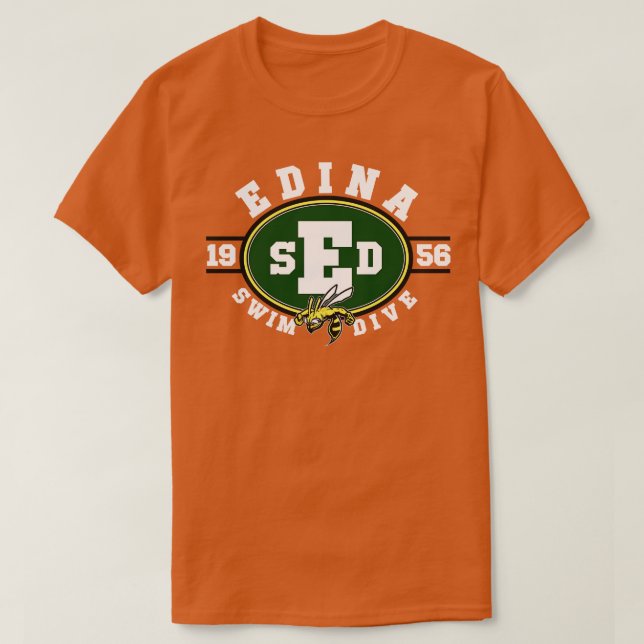 Edina Swim Dive Team 6 T-Shirt (Design Front)