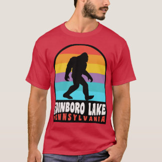 Edinboro Lake Pennsylvania Retro Sunset T-Shirt