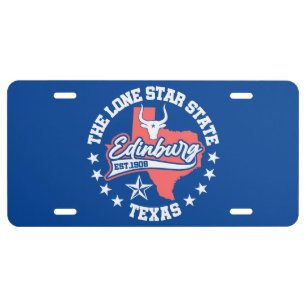 Edinburg,Texas License Plate