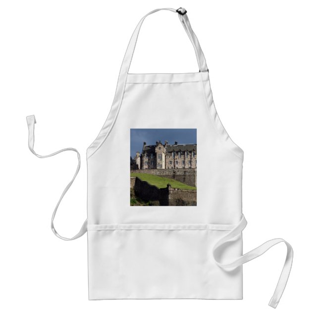 edinburgh castle adult apron (Front)
