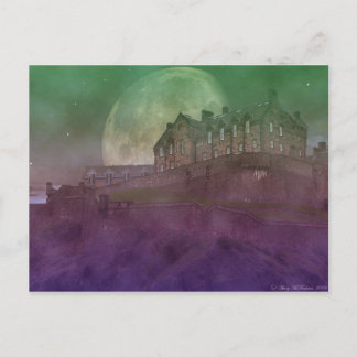 Edinburgh Castle at Night Postcard
