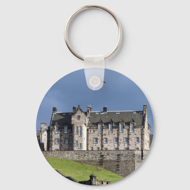 edinburgh castle bird keychain (Front)