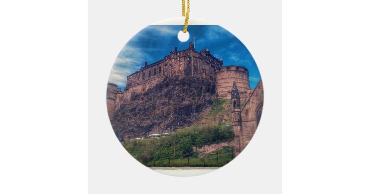 Edinburgh Castle Ceramic Ornament Zazzle