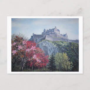 Edinburgh Castle. Edinburgh, beautiful Scotland  Holiday Postcard