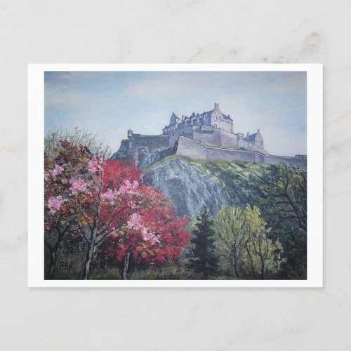 Edinburgh Castle Edinburgh Scotland Holiday Post