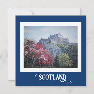 Edinburgh Castle fine art card by Pola.B.Alex