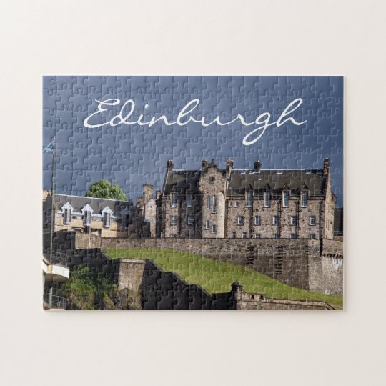 edinburgh castle jigsaw puzzle Zazzle