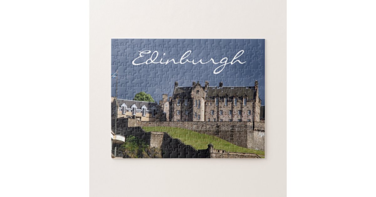 edinburgh castle jigsaw puzzle Zazzle