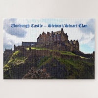 Edinburgh Castle Royal Stewart / Stuart Jigsaw Puzzle