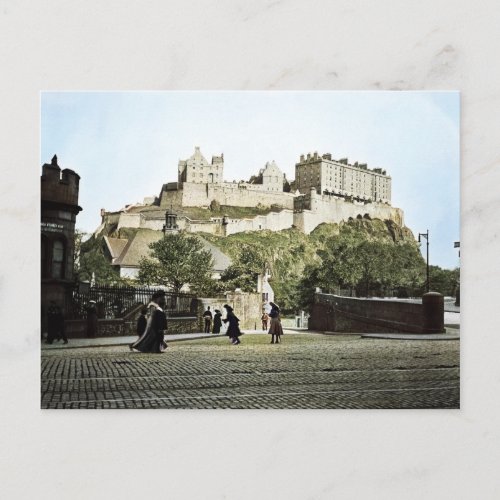 Edinburgh Castle Scotland 1910 Grassmarket Postcard