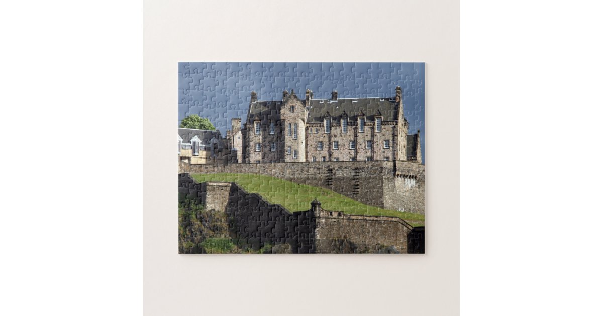 edinburgh castle scotland jigsaw puzzle Zazzle