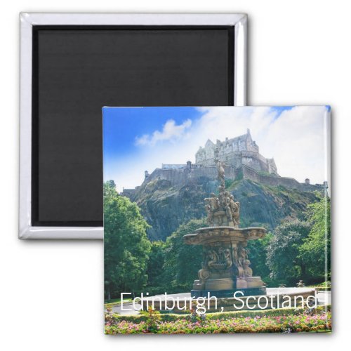 Edinburgh Castle Scotland Magnet