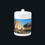 Edinburgh Castle Teapot<br><div class="desc">Medieval architecture at Edinburgh Castle, Scotland</div>