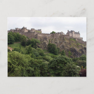 edinburgh castle walls postcard