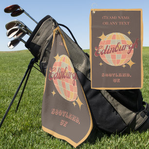 Edinburgh City Scotland UK Britain golfing golfer Golf Towel