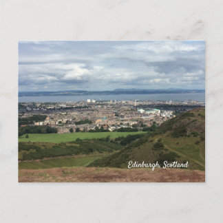 Edinburgh City View From Arthur's Seat Postcard