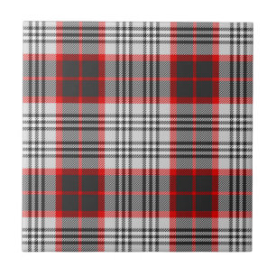Edinburgh Clan Hunting Tartan Plaid Ceramic Tile