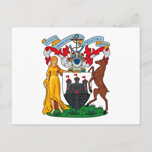 Edinburgh Coat of Arms Postcard (Front)