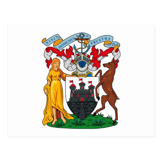 Edinburgh Coat of Arms Postcard