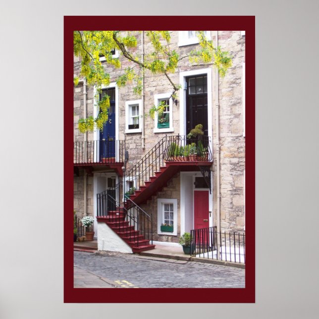 Edinburgh Door Poster (Front)