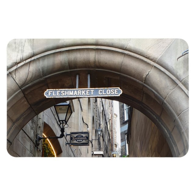 Edinburgh - Fleshmarket Close Magnet (Horizontal)