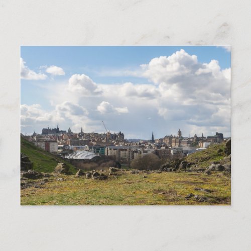 Edinburgh from Salisbury Crags Postcard