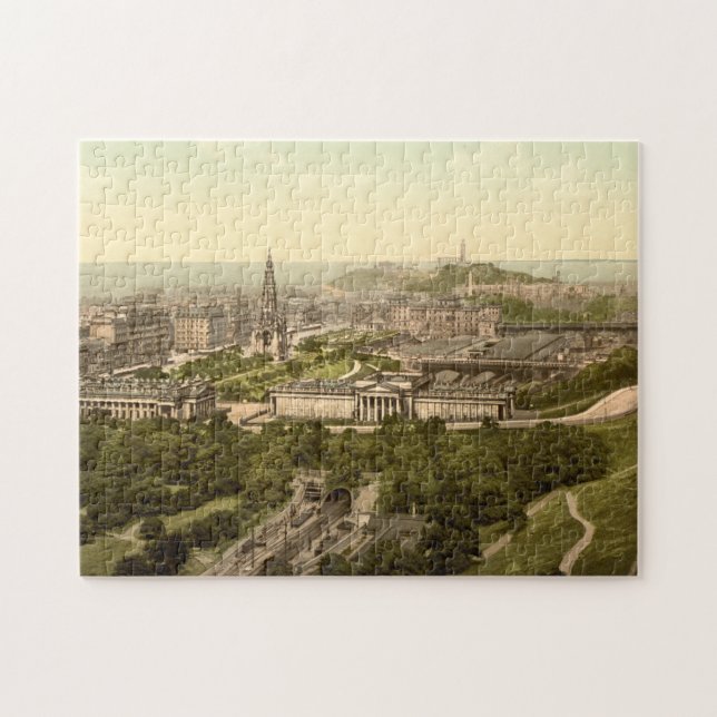 Edinburgh from the Castle, Scotland Jigsaw Puzzle (Horizontal)