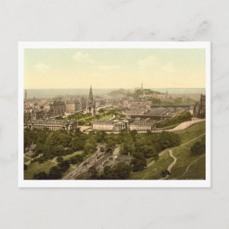 Edinburgh from the Castle, Scotland Postcard